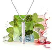 Dispositif inhalateur aromatique en forme de bâton pour arrêter de fumer, aide à la respiration et à la méditation, collier diffuseur d'arômes