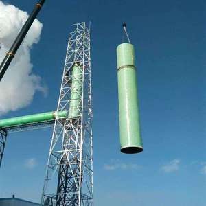 Ống khói tháp thép thiết kế lưới tháp nhà máy giá để bán - Product Image 4