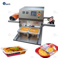 Machine de scellage automatique de barquettes, Scelleuse automatique de barquettes, Machine d'emballage alimentaire, Scelleuse de barquettes alimentaires