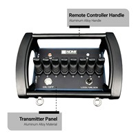 Joystick de Control Remoto Hidráulico Universal Global Multibanda Opcional para Exportación con Bandas de Frecuencia de 433/868/915MHz