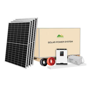 Solarion 5-10 kW Off-Grid Stromversorgungssystem Komplettset Monokristallines Silizium MPPT Lithium/Ionen-Batterie Reiner Sinus-Wechselrichter für - Product Image 3