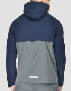 Setelan olahraga celana poliester tipis ultra cepat kering pabrik logo reflektif sesuai pesanan gym olahraga jaket Dan celana ringan kualitas tinggi