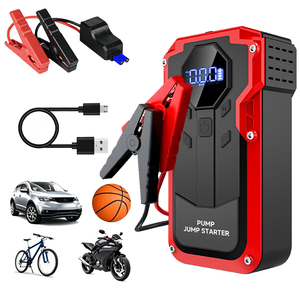 Démarreur de batterie de <span class=keywords><strong>voiture</strong></span> 12V portable de luxe avec quatre fonctions combinées, batterie externe pour smartphone et compresseur d'air - Product Image 1
