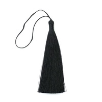 Coloré soyeux doux 13CM glands longue glace gland robe artisanat bijoux bricolage pendentifs frange garniture pour vêtements et rideaux