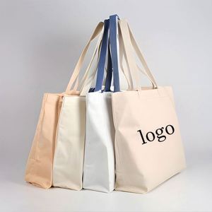 Manufacturers Wholesale High Quality Cheap Custom logo Tote Bag Cotton Canvas Shopping Bag - Product Image 1