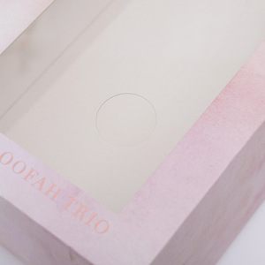 Màu hồng rỗng đồ chơi bao bì hộp biểu tượng tùy chỉnh sậy khuếch tán bao bì hộp thiết lập với cửa sổ PVC - Product Image 5