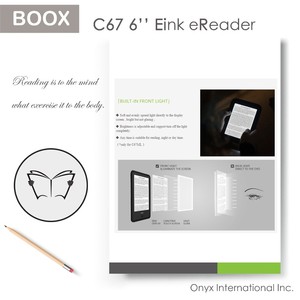 BOOX Carta2 de 6 Pulgadas con Pantalla HD Eink, Táctil Capacitiva, Wifi, Audífonos, Luz Frontal, Inglés/Ruso/Hebreo, 8 GB de Memoria, 2 Semanas de Autonomía - Product Image 2