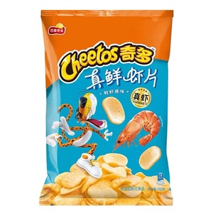 Sản phẩm mới giá bán buôn đồ ăn nhẹ kỳ lạ cheetoss hương vị cay ban đầu 55g tôm lát - Product Image 3