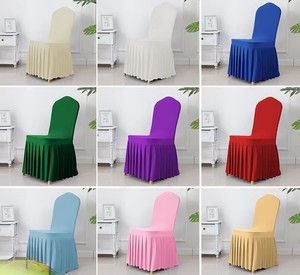 <span class=keywords><strong>Funda</strong></span> <span class=keywords><strong>para</strong></span> <span class=keywords><strong>silla</strong></span> personalizada <span class=keywords><strong>con</strong></span> falda, fundas elásticas <span class=keywords><strong>para</strong></span> <span class=keywords><strong>silla</strong></span>, fundas de LICRA <span class=keywords><strong>para</strong></span> Hotel, boda, fiesta, evento, banquete, restaurante - Product Image 2