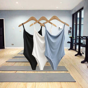 Mono de Verano 2026, Nuevo, Cintura Alta, Ajustado, Casual, Cuello en V, Manga Larga, Control de Abdomen, Ecológico, Color Sólido, Corte Entallado - Product Image 2