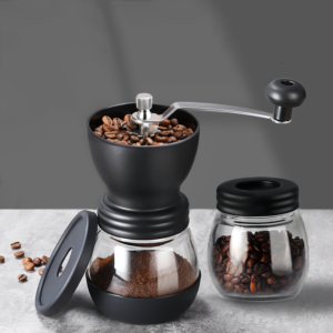 Moulin manuel en acier inoxydable noir à usage domestique et commercial, machine d'extraction professionnelle à concentration italienne - Product Image 1