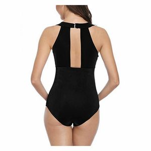 Maillot de bain de maternité noir personnalisé 2026 pour femme, dos nu, une pièce, pour femme enceinte - Product Image 4