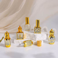 En stock : Flacon de parfum roll-on arabe Attar, flacon Alien, flacon compte-gouttes pour huile de parfum, flacon en verre avec bille roll-on