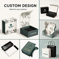 Scatola Regalo di Lusso in Cartone Rigido Nero con Chiusura Magnetica, Personalizzabile e Stampata su Misura