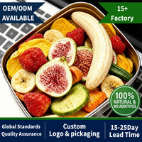 Bulk OEM Private Label VF Groentechips BRC Gecertificeerd Glutenvrij Natuurlijke Snacks Gedroogd Fruit Gedroogde Groenten