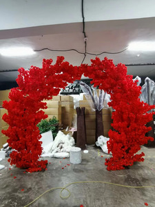 F236 faux cerisiers japonais à fleurs jaunes pour l'extérieur arc décoratif de mariage sakura de fleurs de <span class=keywords><strong>cerisier</strong></span> artificiel à <span class=keywords><strong>vendre</strong></span> - Product Image 4