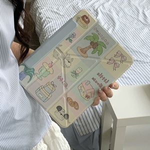 Nouvelle conception, étui de protection pour tablette antichoc avec séparation magnétique, motif chiot mignon Instagram, pour <span class=keywords><strong>iPad</strong></span> 5/6/<span class=keywords><strong>7</strong></span>/8/<span class=keywords><strong>9</strong></span>/Pro 2 3 - Product Image 1