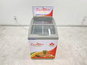 Refrigerador comercial con vitrina abierta, nevera para helados, congelador de inmersión, enfriador rápido - Product Image 6