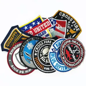 Patch Embroidered Fabric Patch Iron On Patch 3D Custom Embroidery Patches