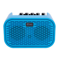 Amplificateur de guitare électrique et basse rechargeable 10W pour mini-enceinte, avec effets Clean, Distortion, Delay, égaliseur trois bandes, pleine gamme, en plastique