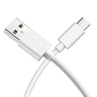 Câble USB Type C en gros de 1 m (3 pieds) 5V2A à charge rapide, chargeur rapide, blindage tressé, gaine en PVC, conducteur en cuivre pur pour téléphone portable