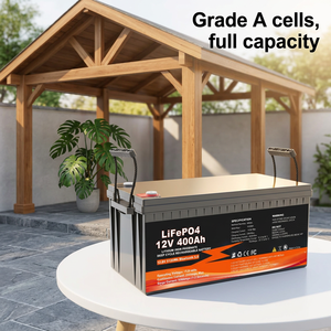 Baterai LiFePO4 12V 400Ah. 5120Wh Bluetooth. IP65. 6000 Siklus. Garansi 10 Tahun atau 24V 300Ah - Product Image 1