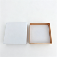 Scatola Regalo Quadrata Rigida in Cartone Personalizzata con Coperchio e Base per Anelli, Ciondoli, Gioielli, Confezione Regalo per Matrimoni e Compleanni