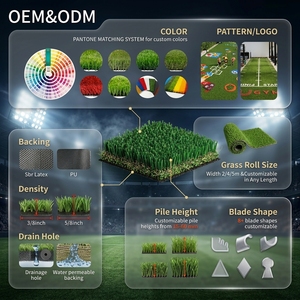 Solution professionnelle tout-en-un pour les projets de terrains de football avec gazon artificiel standard FIFA, clôture et système d'éclairage LED - Product Image 3