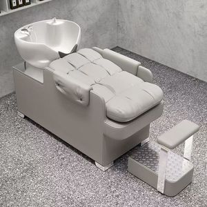 Sillón de Champú Portátil de Lujo Moderno con Lavabo de Cerámica para Salones de Belleza, Spa y Masajes - Muebles de Salón Duraderos - Product Image 4
