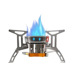 Duurzame, lichtgewicht, draagbare dubbele gasbrander van roestvrij staal, 1L capaciteit, geschikt voor alle seizoenen, voor buitenpicknicks & wandelingen - Product Image 3