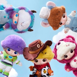 DIMOO WORLD X Cartoon Co-branded Vinyl Plush Bag Charm POP MART Cute Collectible Pendant Birthday Gift for Fans - Product Image 3