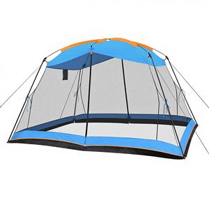 Carpa de Jardín Resistente al Agua Hyper Venture de 13x9 Pies, 4 Paredes de Malla, Toldo, Gazebo, Refugio, Estructura de Acero Aleado, para 6-8 Personas - Product Image 1