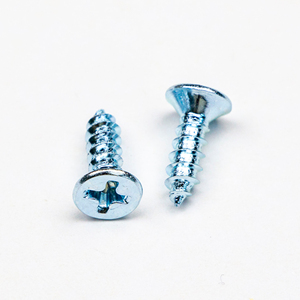 Vis autoperceuses en fer à tête fraisée bleues pour cloisons sèches, système d'measurement en pouces - Product Image 3