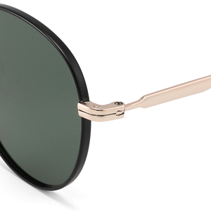 Round Metal Frame Sunglasses Full Rim UV400 Protection Unisex Retro Style Adult Sun Protection <b>Eyewear</b> - Product Image 4