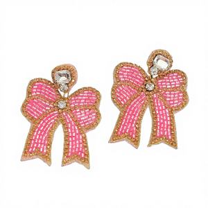 Boucles d'oreilles pendantes unisexes style classique géométrique, en laiton étanche, forme rivet, plaqué rhodium, ZIRCON, Anniversaire - Product Image 2