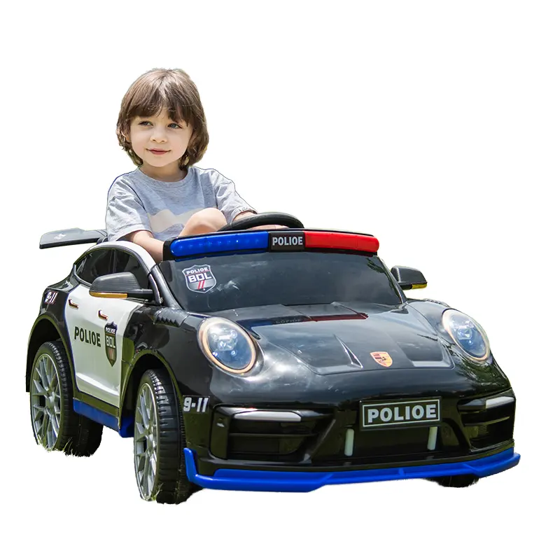 Kinderpolitieauto/Kinderride-On Politieauto Met Spannende Functies