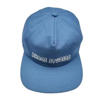Unieke Katoenen 5 Panel Ongestructureerde Snapback Cap Custom Geborduurde Logo Snapback Hoed