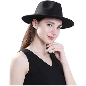 Женская шляпа с широкими полями, шляпа-Панама с пряжкой и бантом