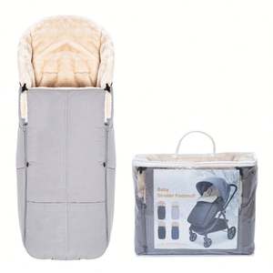 Gigoteuse universelle en fausse laine pour bébé, accessoires pour temps froid, couvre-pieds pour poussette - Product Image 2