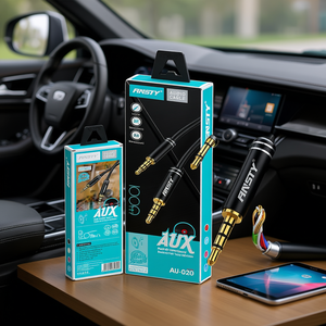 Câble audio et vidéo Ansty AU-020 1M, son stéréo auxiliaire, écouteurs, voiture, TV, PC et haut-parleurs de tablette, longueur pratique - Product Image 3