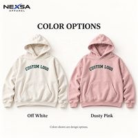 Hoodie Oversize Vert Personnalisé en Gros avec Lettres Brodées en Arche – Coton Décontracté Streetwear Preppy – Fabricant
