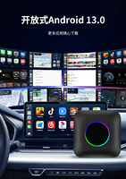 Module universel Android 13 le plus vendu 8G+128GB avec Carplay sans fil, Android Auto, YouTube, Netflix, Boîtier AI Carplay, Dongle