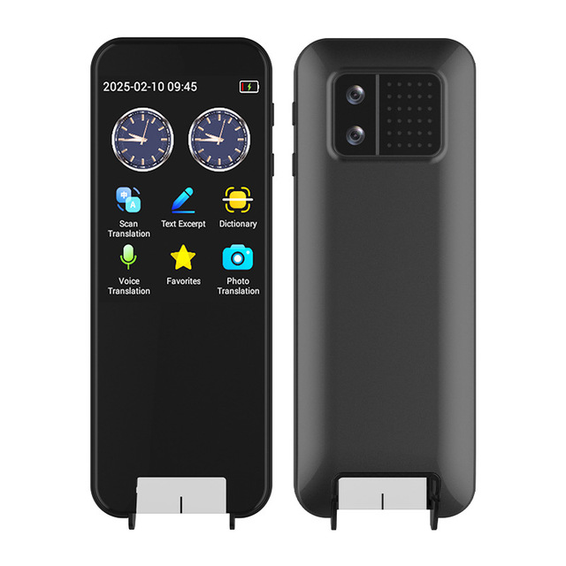 Large-screen 112-language Simultaneous Interpretation Translation Pen AI Voice Recognition Auto Focus 24-hour Use for Tourism.