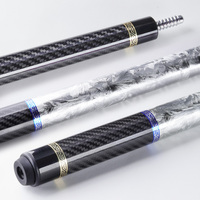 TuoYuan – Queue de billard professionnelle électroplaquée motif fleur de glace, en fibre de carbone, pour club de snooker – Fournisseur d'usine