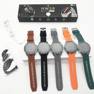 New Arrivals HW28 Smartwatch BT5.2 Wireless charging support offline payment Guard health Sport Bracelet for Men PK L21