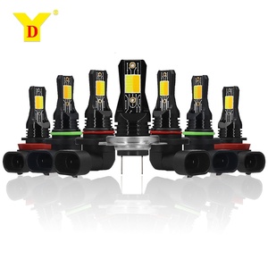 YD nhà máy mới Độ sáng cao H7 <span class=keywords><strong>H11</strong></span> 9005 9006 đèn sương mù nhấp nháy 12V ~ <span class=keywords><strong>24V</strong></span> hai màu COB 6000K 24W xe ánh sáng phụ kiện - Product Image 1