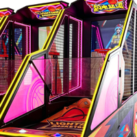Machine de jeu d'arcade à monnayeur, machine de divertissement sportive, machine de tir au basket-ball populaire