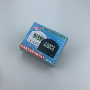 Electronic Kitchen <b>Timer</b> 60 Min Digital Display White And Black Touch Control For Cooking Baking Timing - Product Image 2