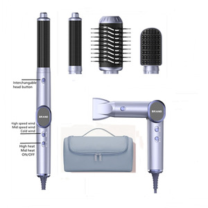 Hair Dryer High Speed Negative Ion Foldable With Concentrator And <b>Diffuser</b> Nozzle For Household Salon Use - Product Image 5