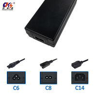 Alimentation de bureau certifiée CE 12V 5V 60W, driver LED 12 volts 5 ampères, entrée C6 C8 C14, adaptateur secteur AC DC personnalisé OEM ODM avec logo